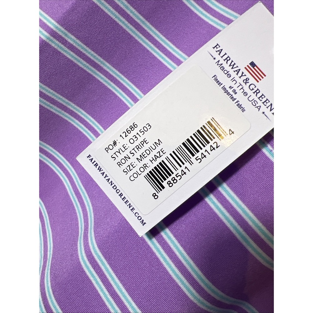 NWT Fairway & Greene Men's Medium Golf Polo Shirt ✅ No Logos - Picture 4 of 6